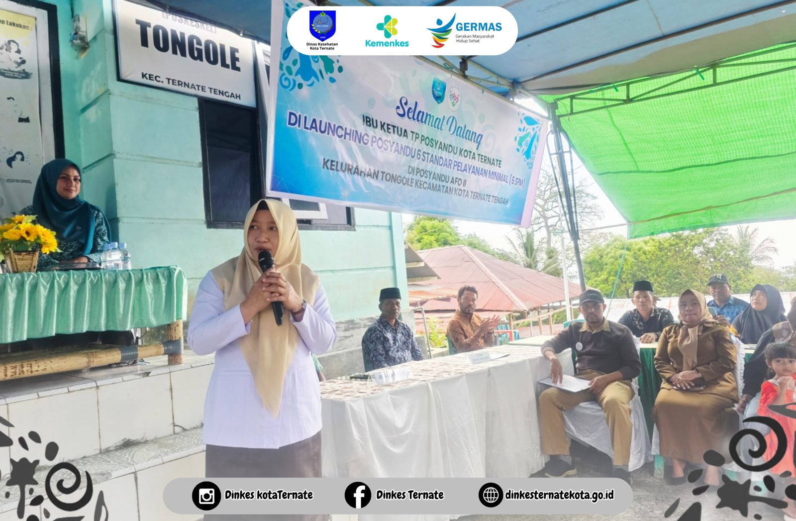 Sosialisasi & Monev terkait New Posyandu 6 SPM di Kelurahan Tongole dan Kastela